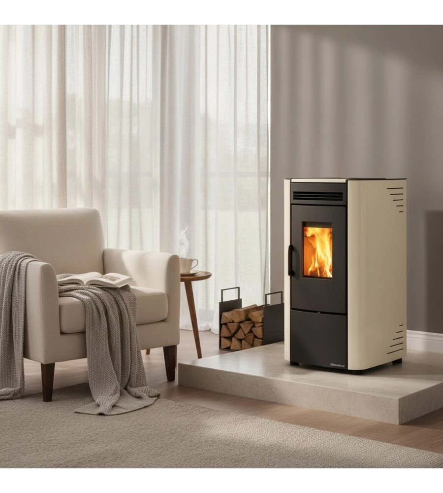 Stufa a pellet La Nordica Extraflame "Ketty" pergamena 6,5 kW