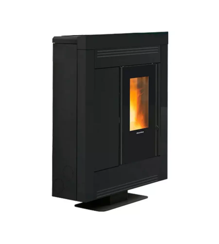 Stufa a pellet La Nordica "Souvenir Steel" nera 10 kW