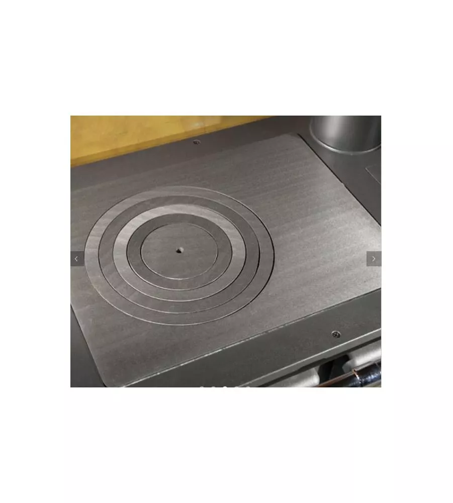 CUCINA A LEGNA LA NORDICA + EXTRAFLAME "ROSETTA MAIOLICA" BORDEAUX 7,2 KW