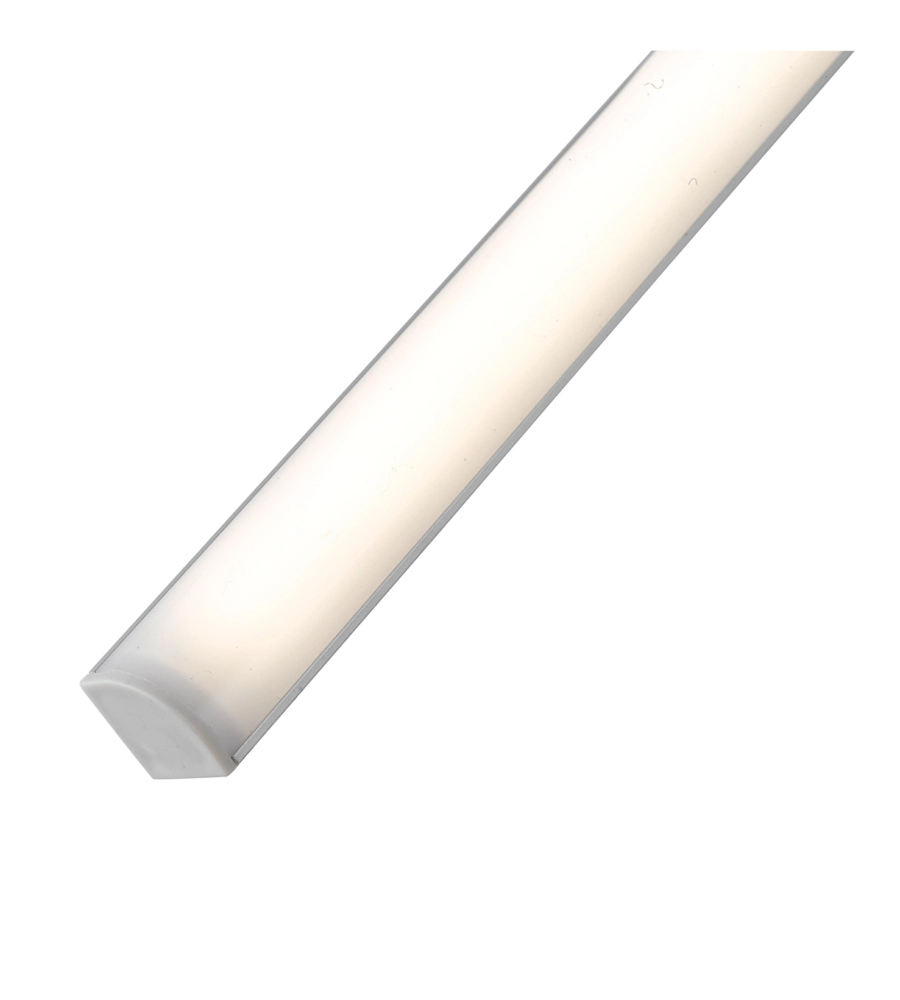 BARRA SOTTOPENSILE ANGOLARE LED "UNIX 90" CON DIFFUSORE SILVER, 1180 LM 4000 K