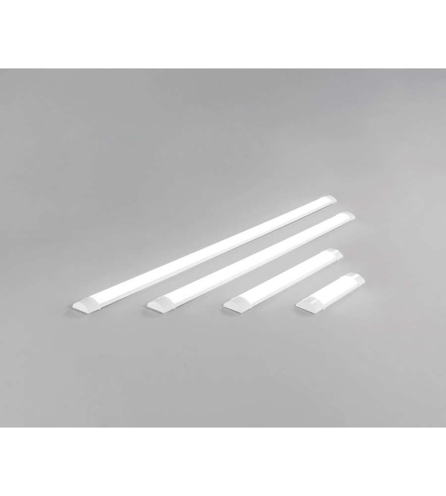 BARRA LED "BATTEN 30" CON FINITURA BIANCA E DIFFUSORE OPALE, 1077 LM 4000 K