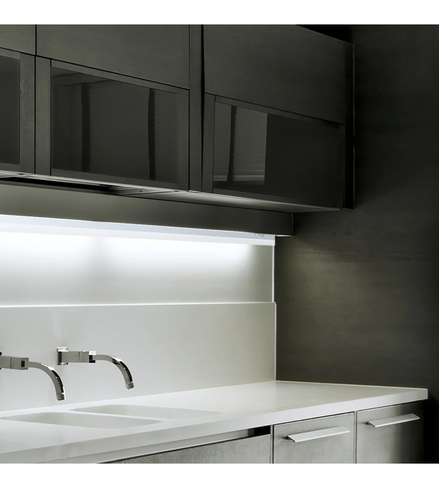 BARRA SOTTOPENSILE LED "T5 120" IN ALLUMINIO,  436 LM 4000 K