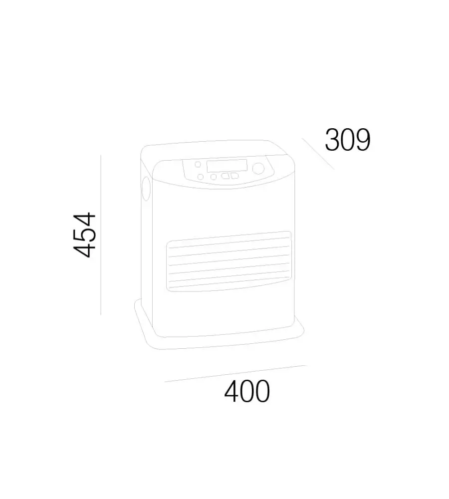 STUFA A COMBUSTIBILE LIQUIDO INVERTER MODELLO 3026