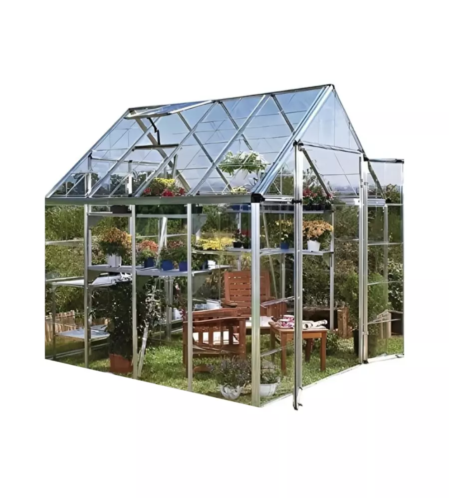 SERRA PER GIARDINO VERDEMAX "DORITIS LARGE" IN POLICARBONATO 254X249X260 CM