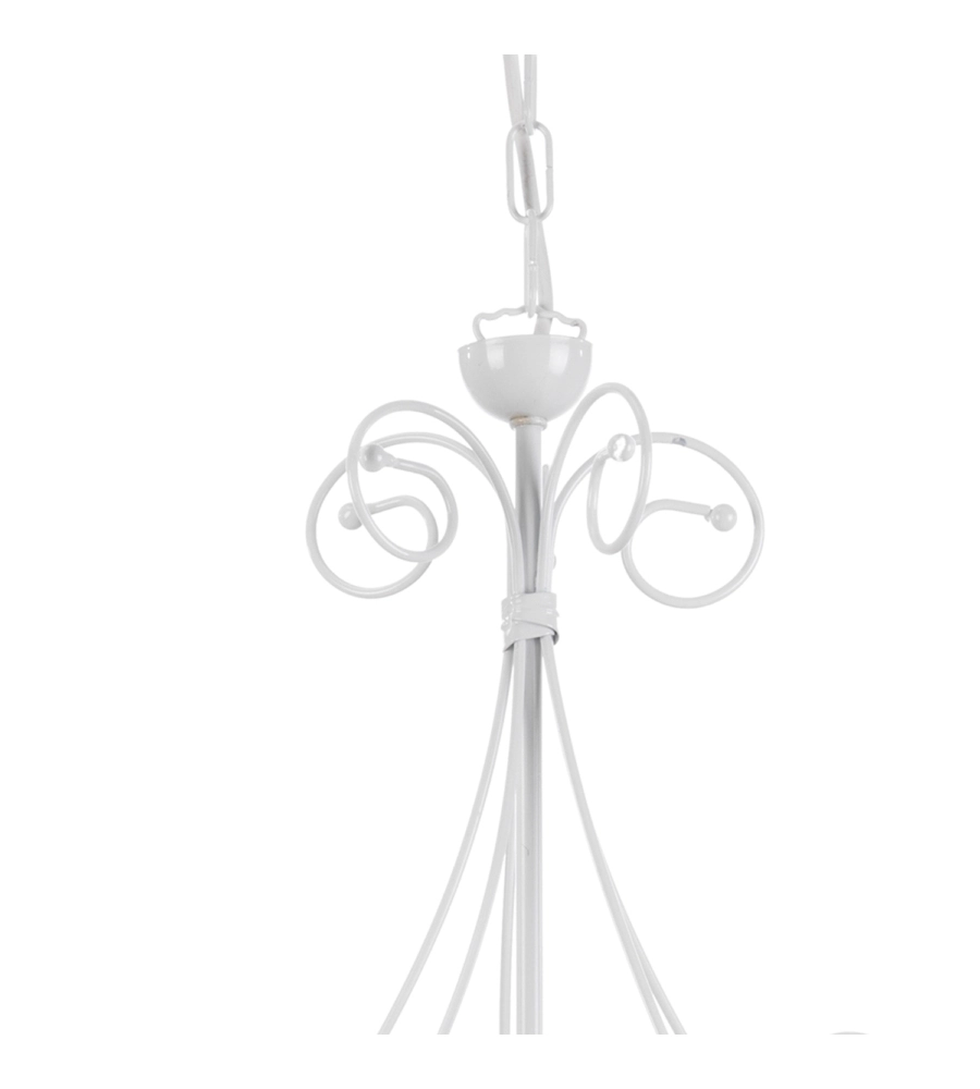 LAMPADA A SOSPENSIONE "MIA" BIANCO E ROSA, E14