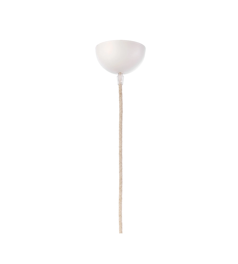 LAMPADA A SOSPENSIONE "NOÈ" IN METALLO BIANCO, E27