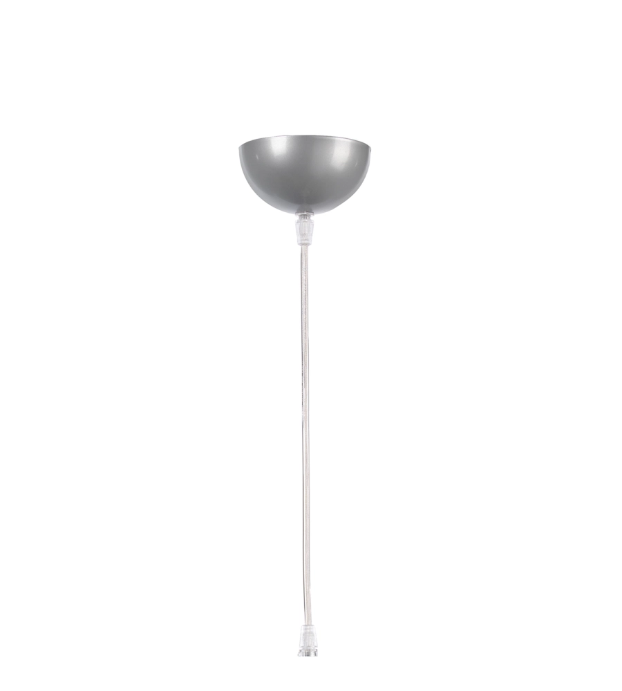 LAMPADA A SOSPENSIONE "KOKI" IN METALLO ARGENTO, E27