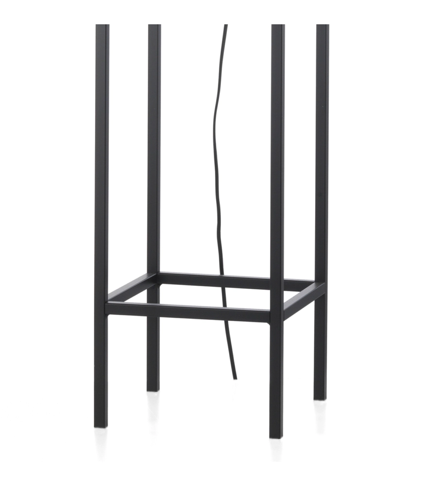 PIANTANA "FLOKI" IN METALLO NERO, E27