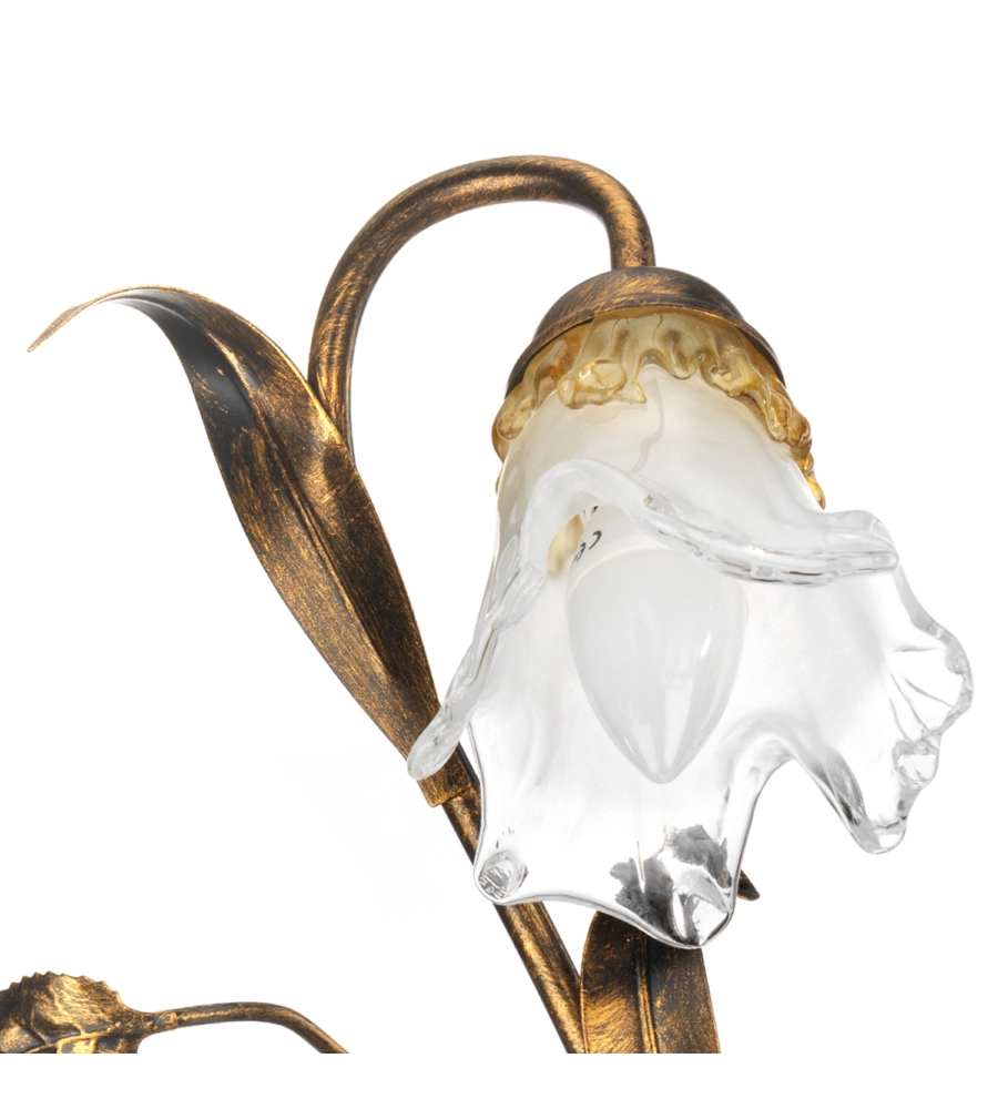 APPLIQUE "ARIANNA" 2 LUCI IN BRONZO, E14
