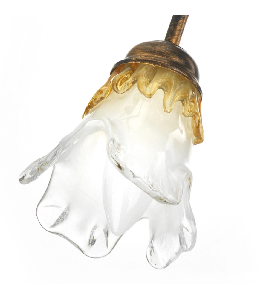 APPLIQUE "ARIANNA" 2 LUCI IN BRONZO, E14