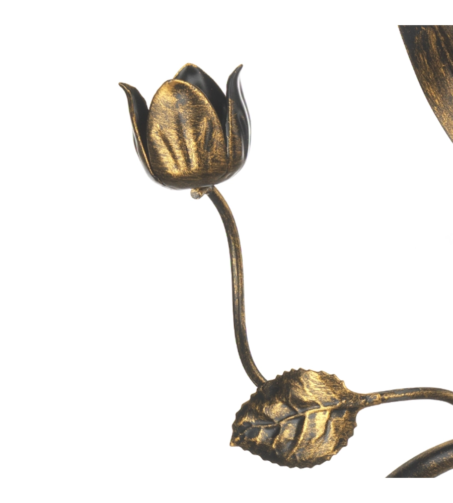 APPLIQUE "ARIANNA" 1 LUCE IN BRONZO, E14