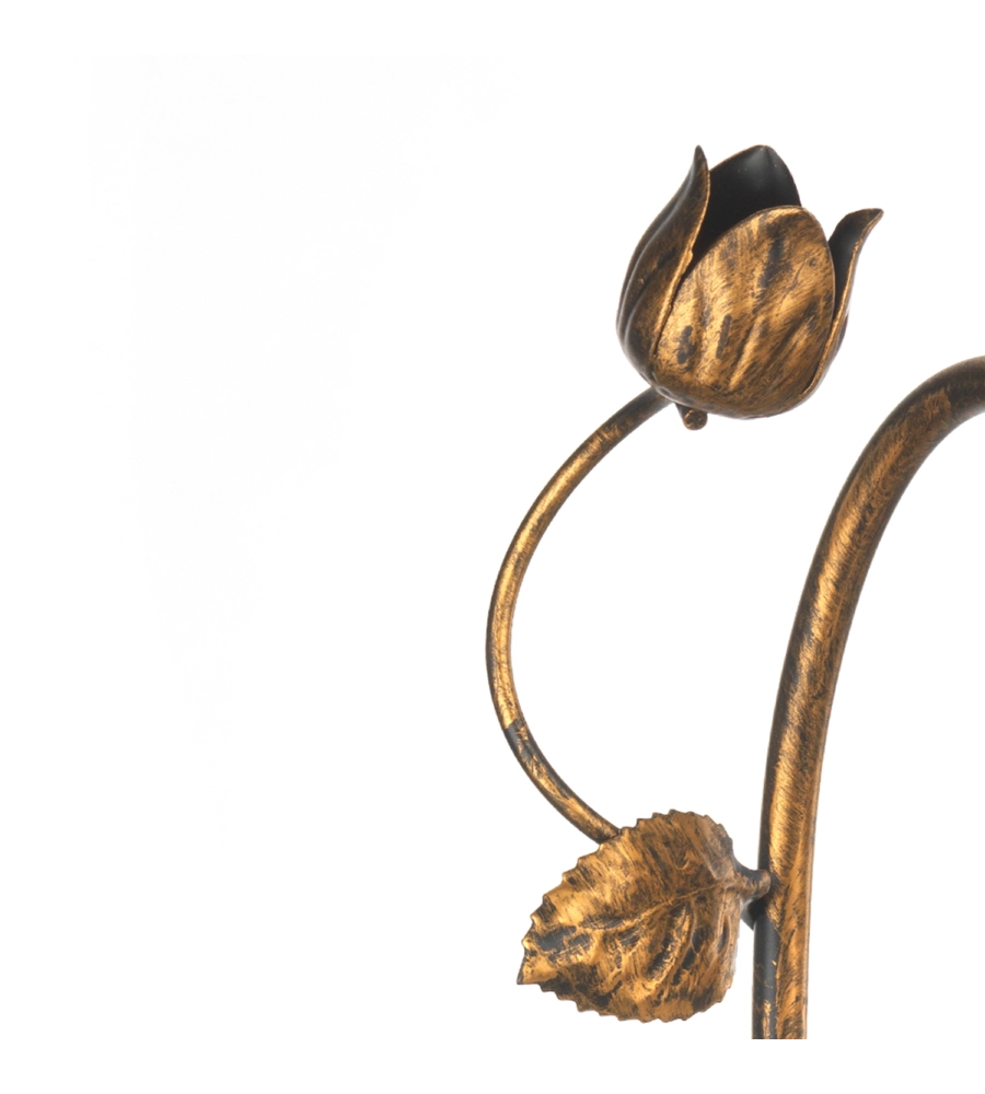 APPLIQUE "ARIANNA" 1 LUCE IN BRONZO, E14