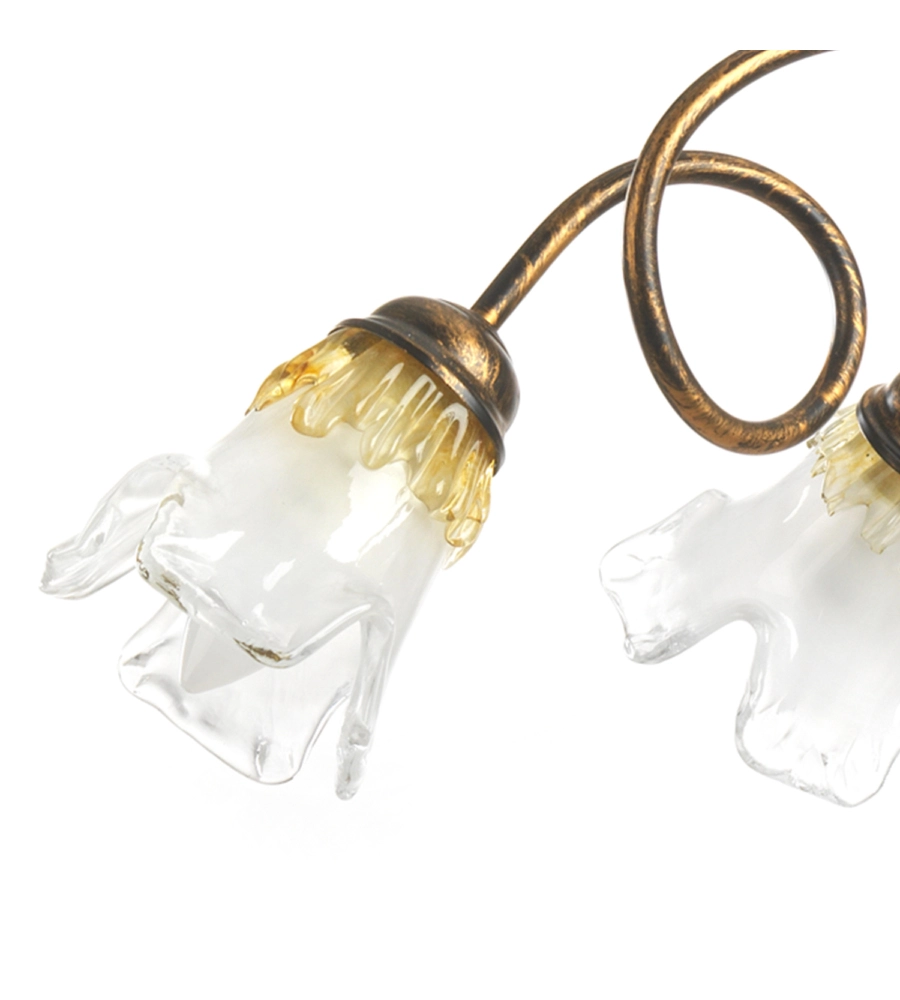 LAMPADARIO "ARIANNA" 5 LUCI BRONZO, E14