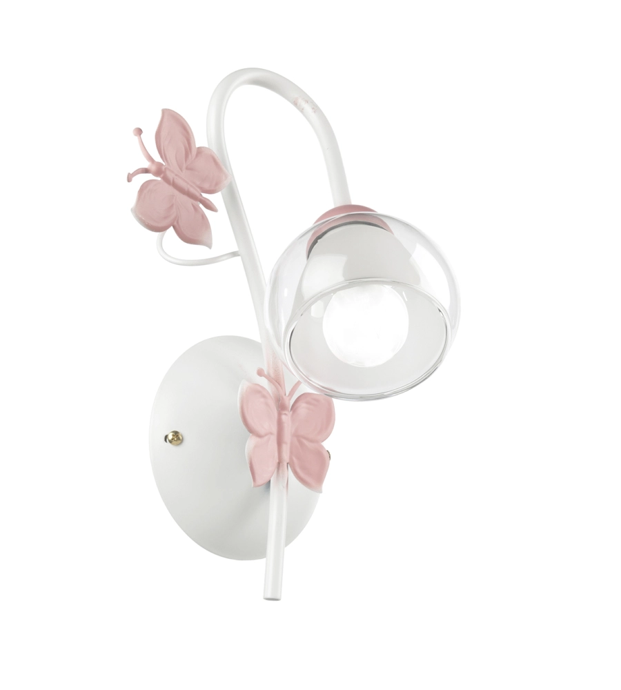 APPLIQUE "BUTTERFLY" BIANCA E ROSA, E14