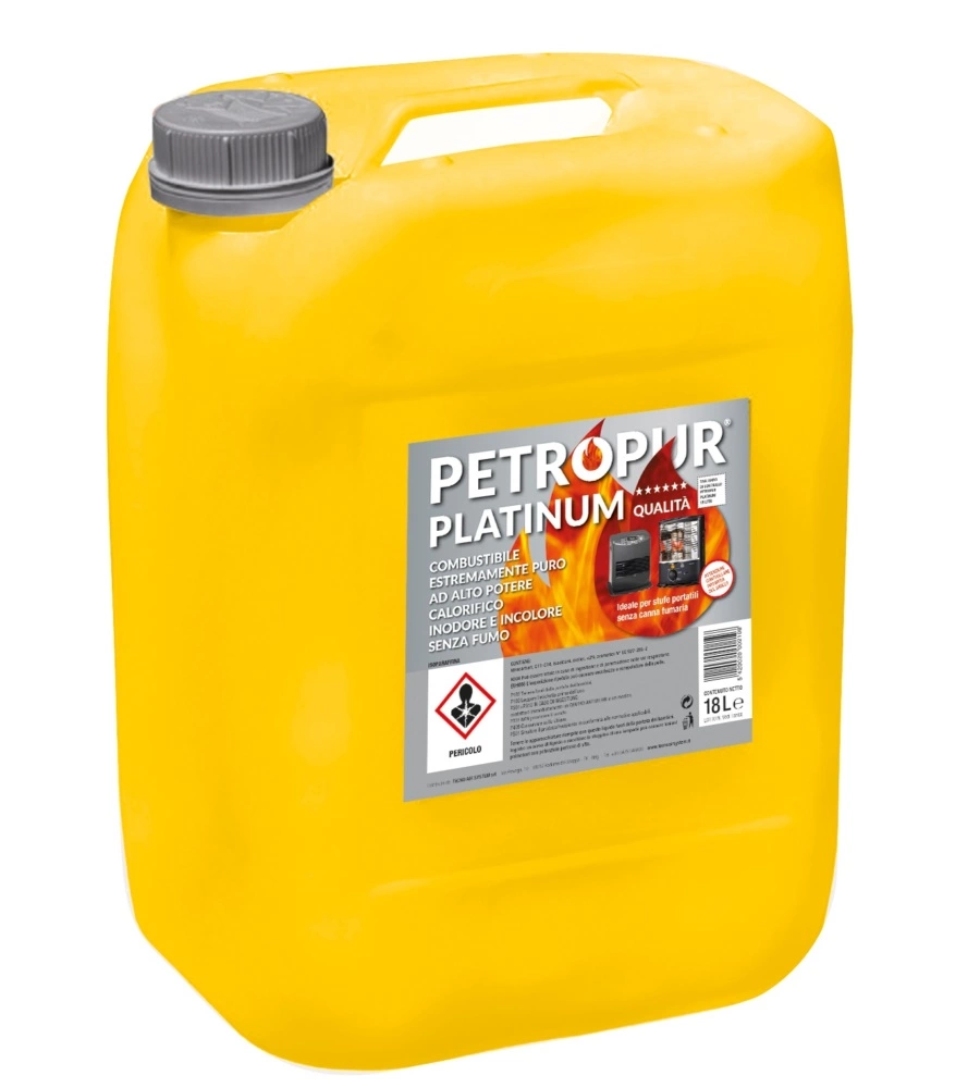 COMBUSTIBILE LIQUIDO PETROPUR PLATINUM TANICA 18LT
