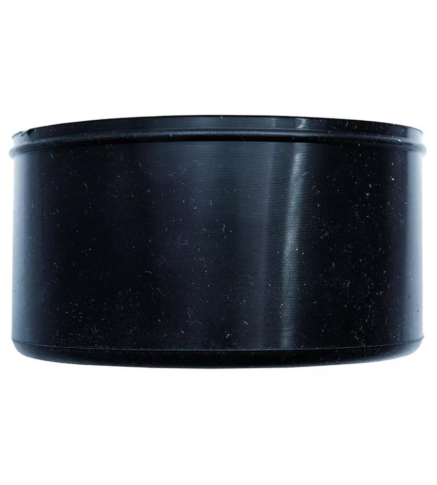 TUBO TAPPO CONDENSA CHIUSO IN SILICONE DN 100 NERO SMALTATO