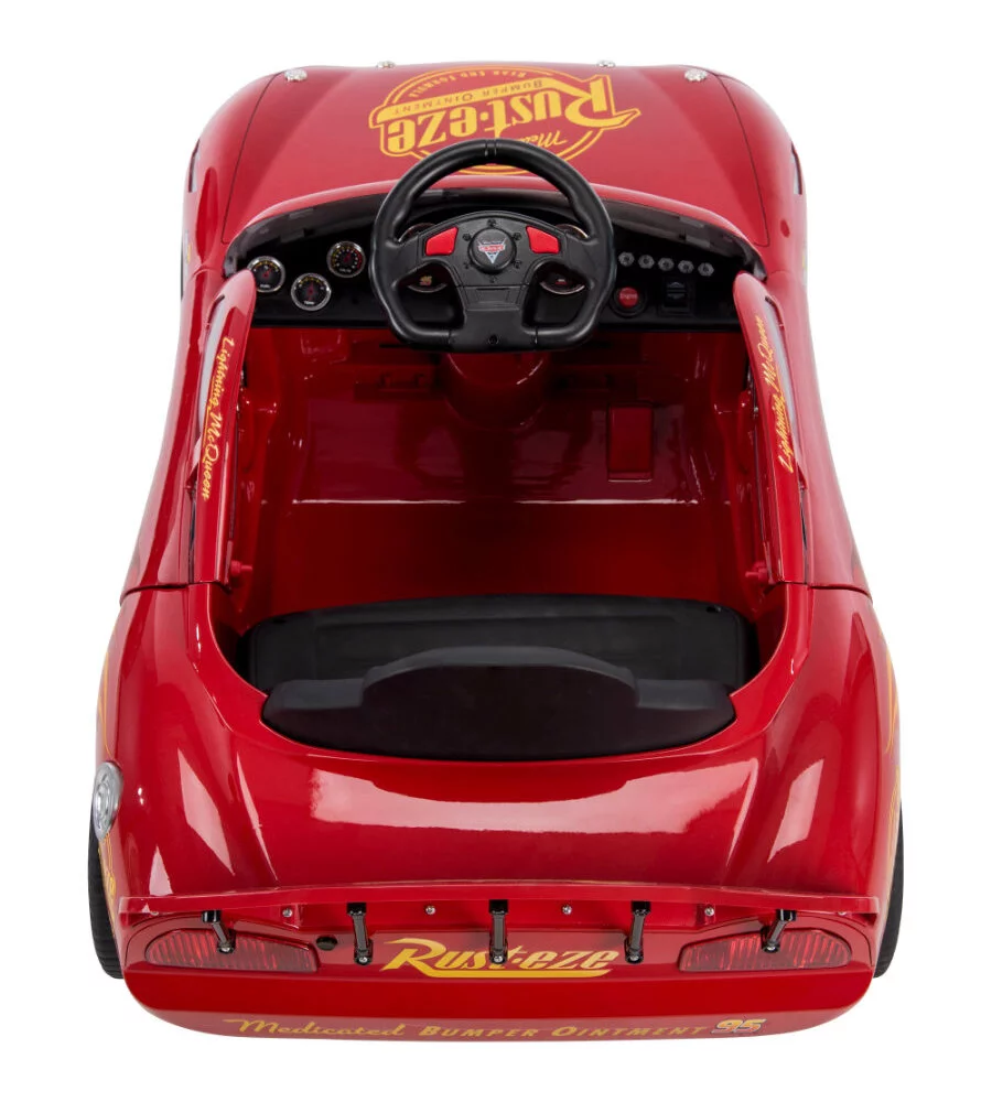 AUTO ELETTRICA PER BAMBINI A BATTERIA 6V, MODELLO SAETTA MCQUEEN CARS