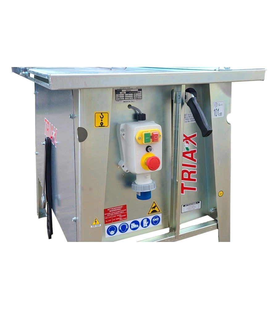 SEGA CIRCOLARE PER LEGNO MX350LR TRIAX CON STRUTTURA ZINCATA E LAMA DA 350 MM