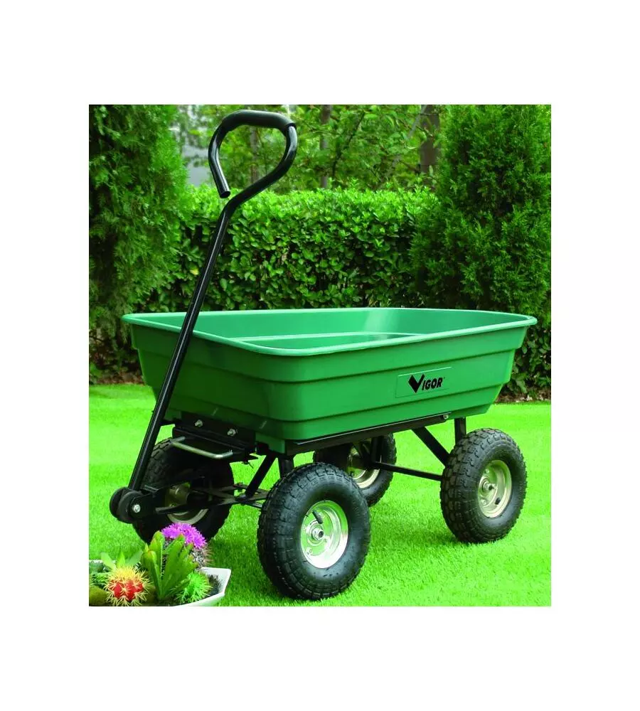 CARRELLO RIBALTABILE CON 4 RUOTE 75 LITRI PORTATA 200KG - BLINKY