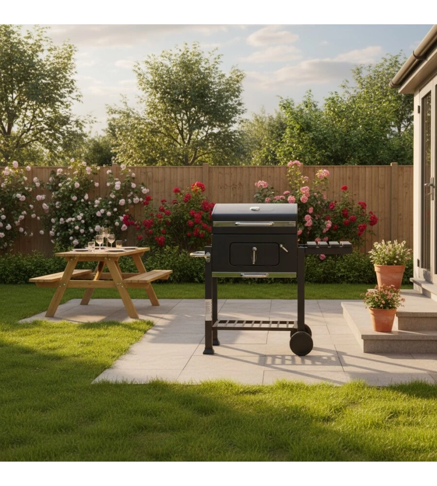 BARBECUE A CARBONE ARNOLD "PRIMO" CON GRIGLIA 41X27,5 CM