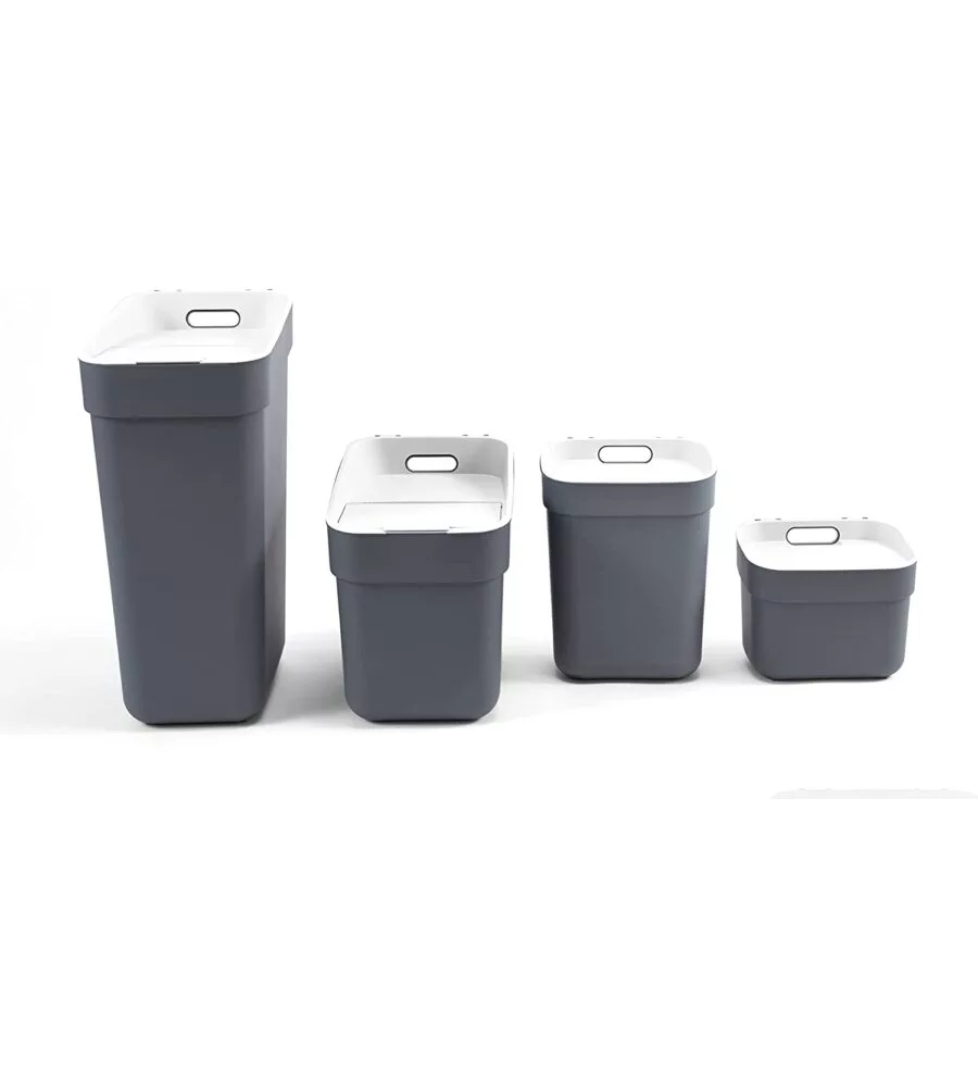 PATTUMIERA "READY" KETER GRIGIO SCURO - 5 LITRI - 25x18.6x20.3 CM