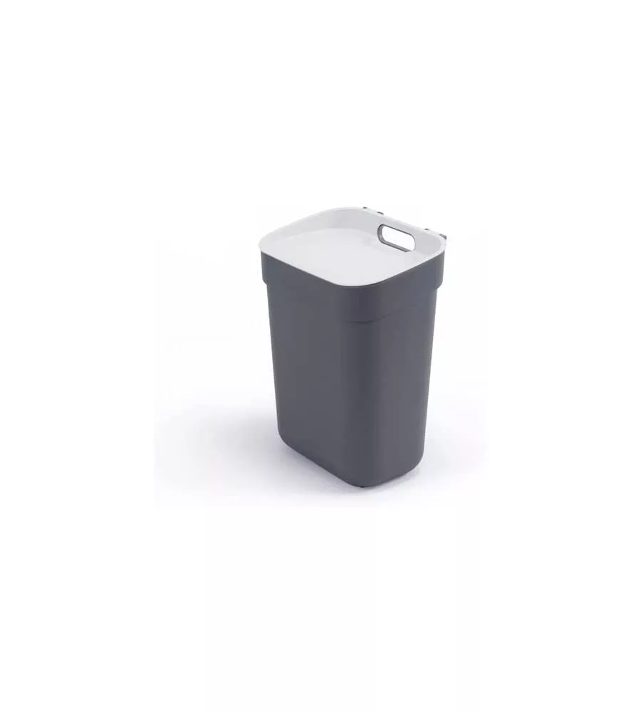 PATTUMIERA "READY" KETER GRIGIO SCURO - 10 LITRI - 25x18.6x32.9 CM