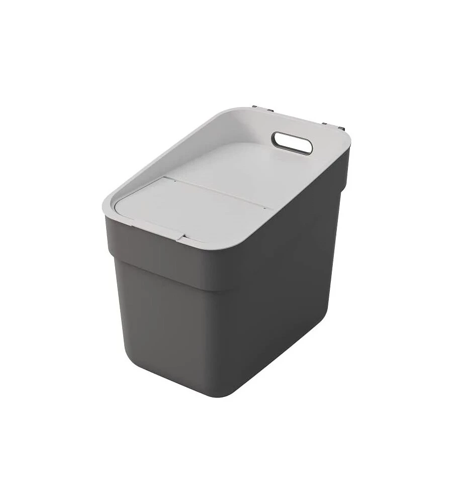 PATTUMIERA "READY" KETER GRIGIO SCURO - 20 LITRI - 25x36x33.1 CM