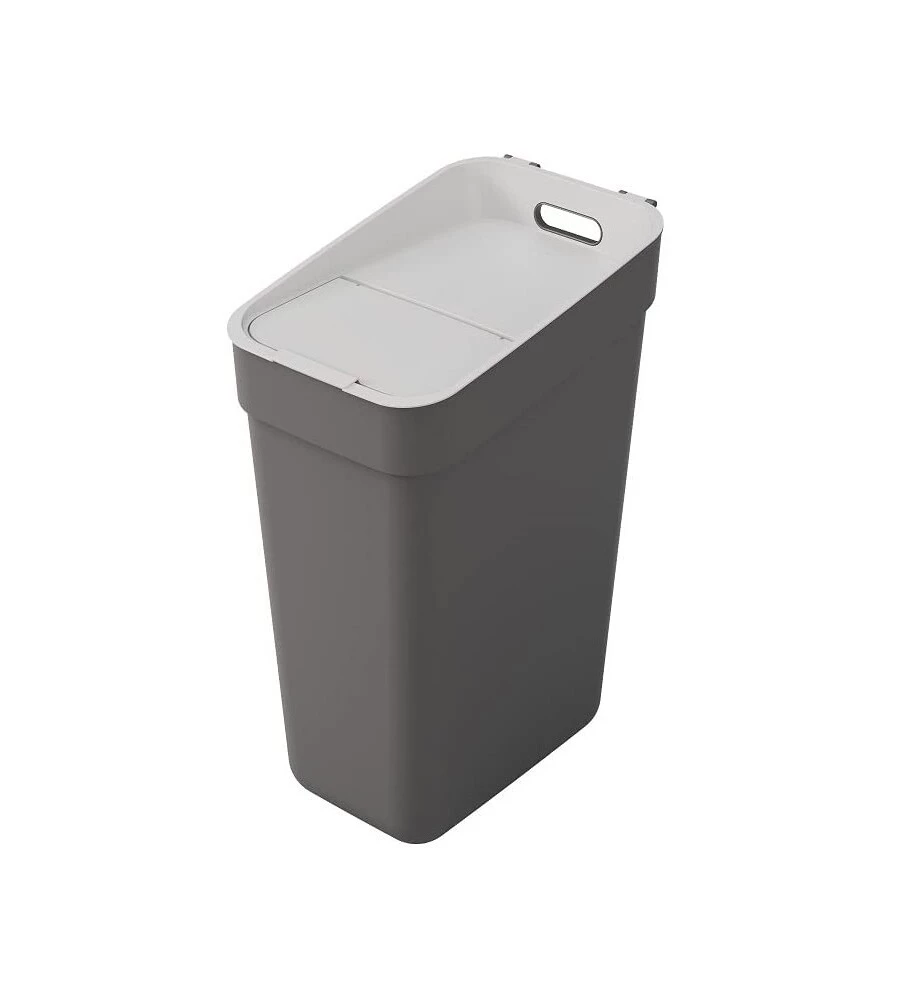 PATTUMIERA "READY" KETER GRIGIO SCURO - 30 LITRI - 25x36.7x55 CM