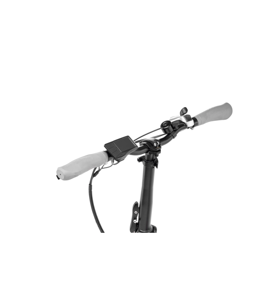 BICI ELETTRICA PIEGHEVOLE E-BIKE MINIMAX YELLOW CON BATTERIA 36 V - ARGENTO