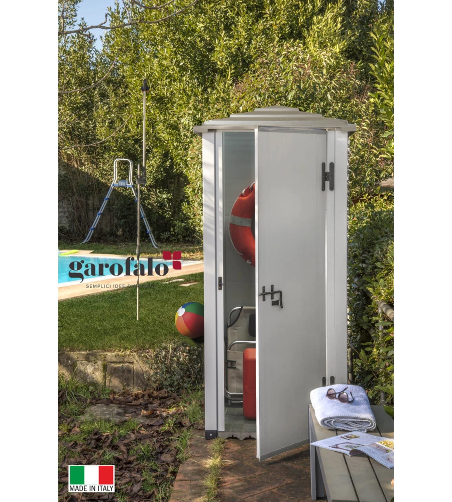 CASETTA DA GIARDINO URBAN 80 PAGODA, 90X90X198 CM - GAROFALO