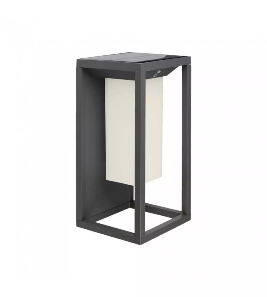 LAMPADA SOLARE LED CON SENSORE DI MOVIMENTO H29 CM, 3000K