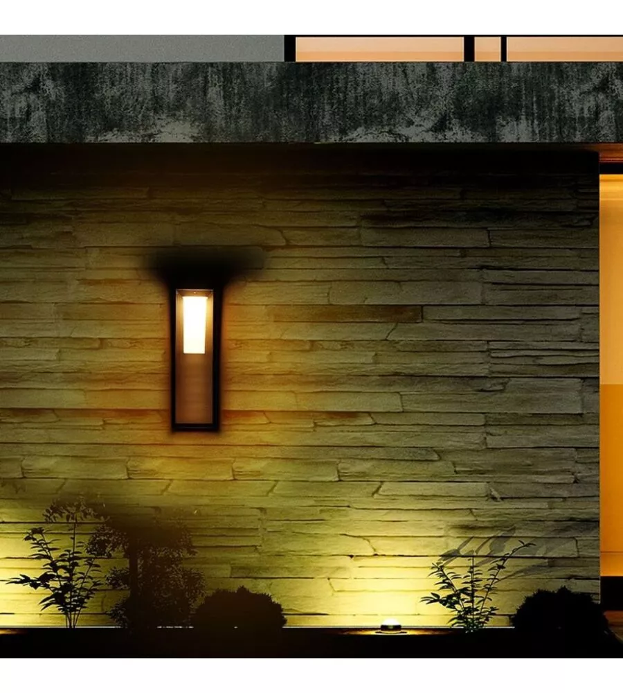 LAMPADA SOLARE LED CON SENSORE DI MOVIMENTO H50CM, 3000K
