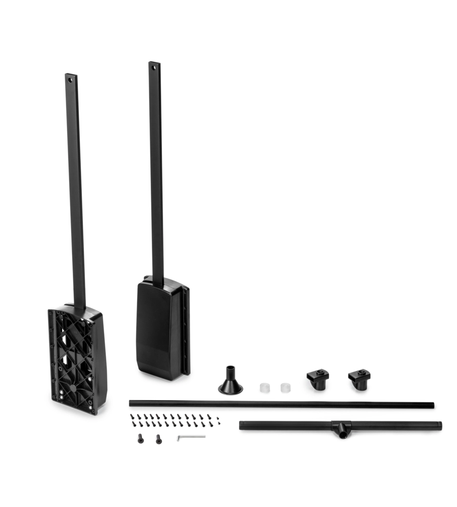 APPENDIABITI PER ARMADIO ACCIAIO NERO, 45-60 CM