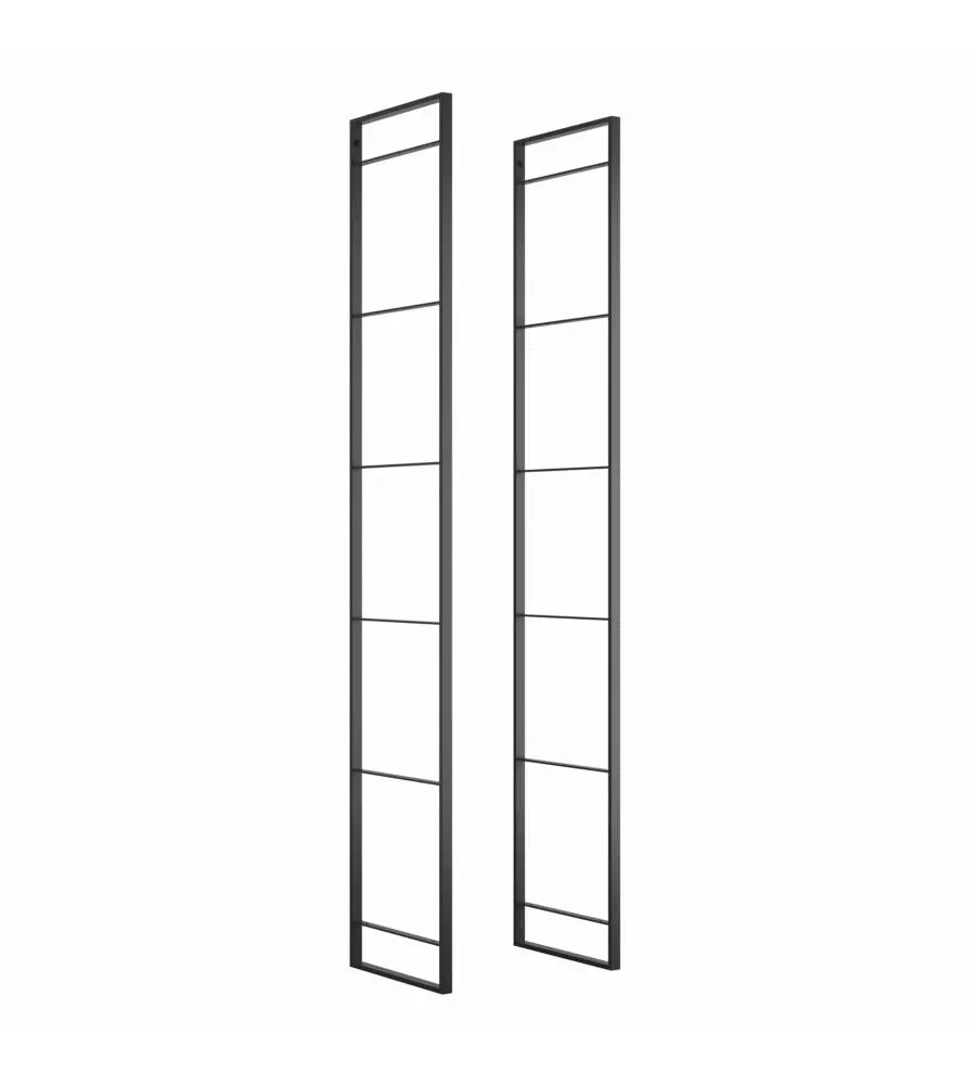 STRUTTURA PER SCAFFALE LADER IN ACCIAIO NERO, 179 CM