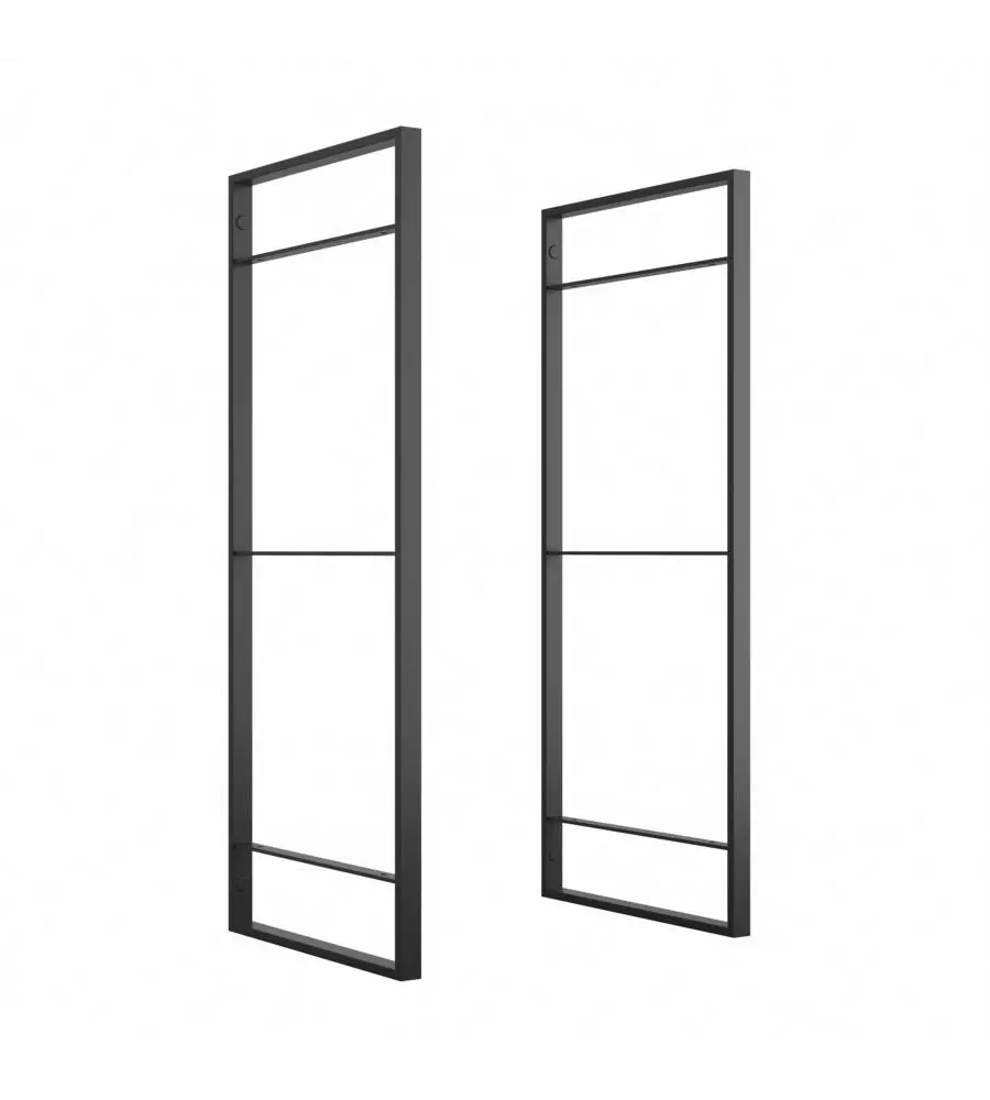 STRUTTURA PER SCAFFALE LADER IN ACCIAIO NERO, 83 CM
