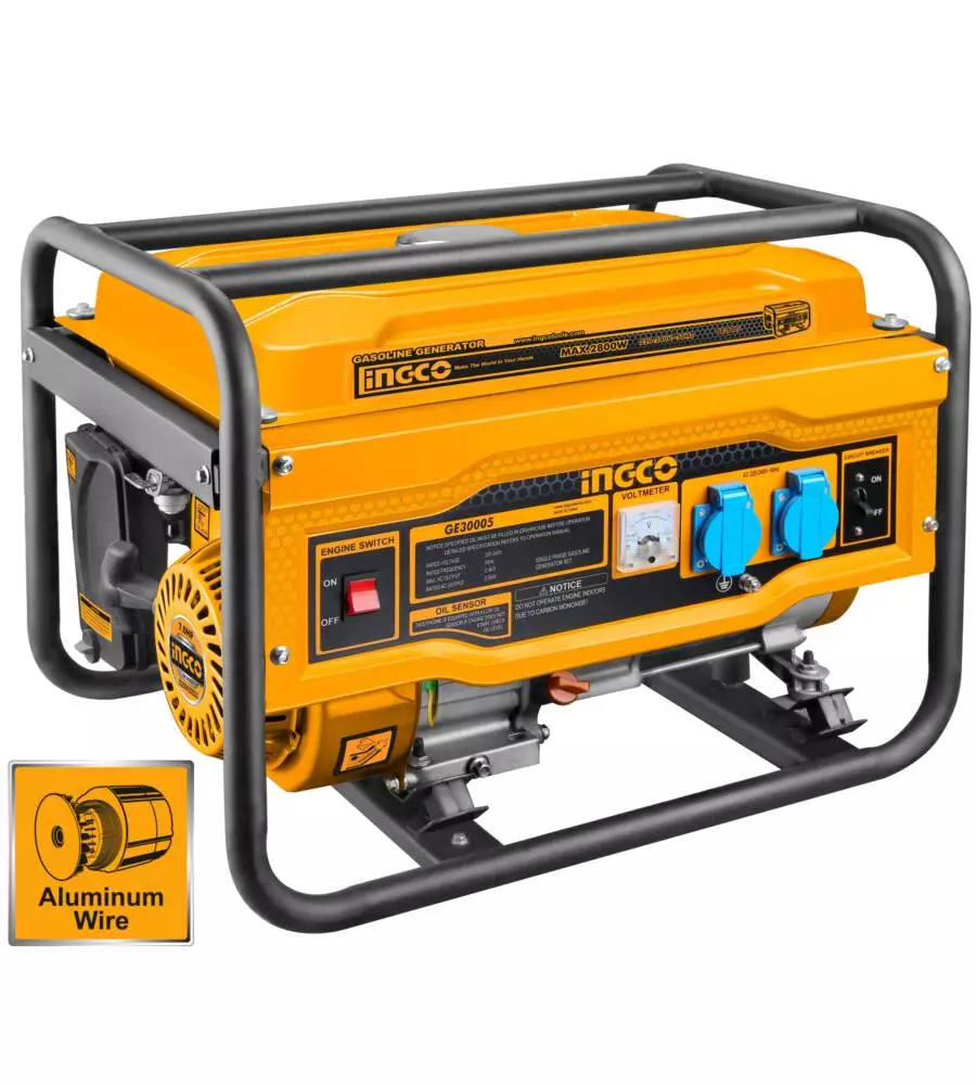 GENERATORE DI CORRENTE A BENZINA INGCO "GE30005" 2500 W