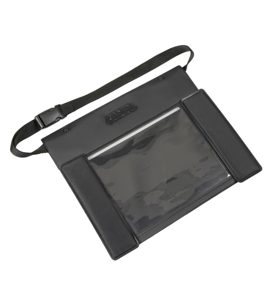 PORTATARGA PER VEICOLI DI PROVA MAGNETICO CON TASCA PORTADOCUMENTI E CINGHIA DI SICUREZZA, 29X2X28 CM