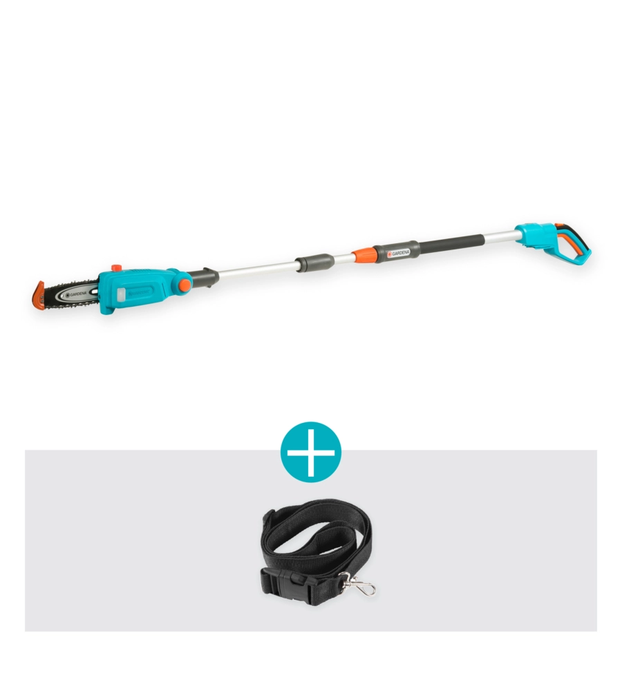 POTATORE A CATENA TELESCOPICO A BATTERIA GARDENA "TCS 20" BARRA 20 CM 18V, SOLO CORPO MACCHINA