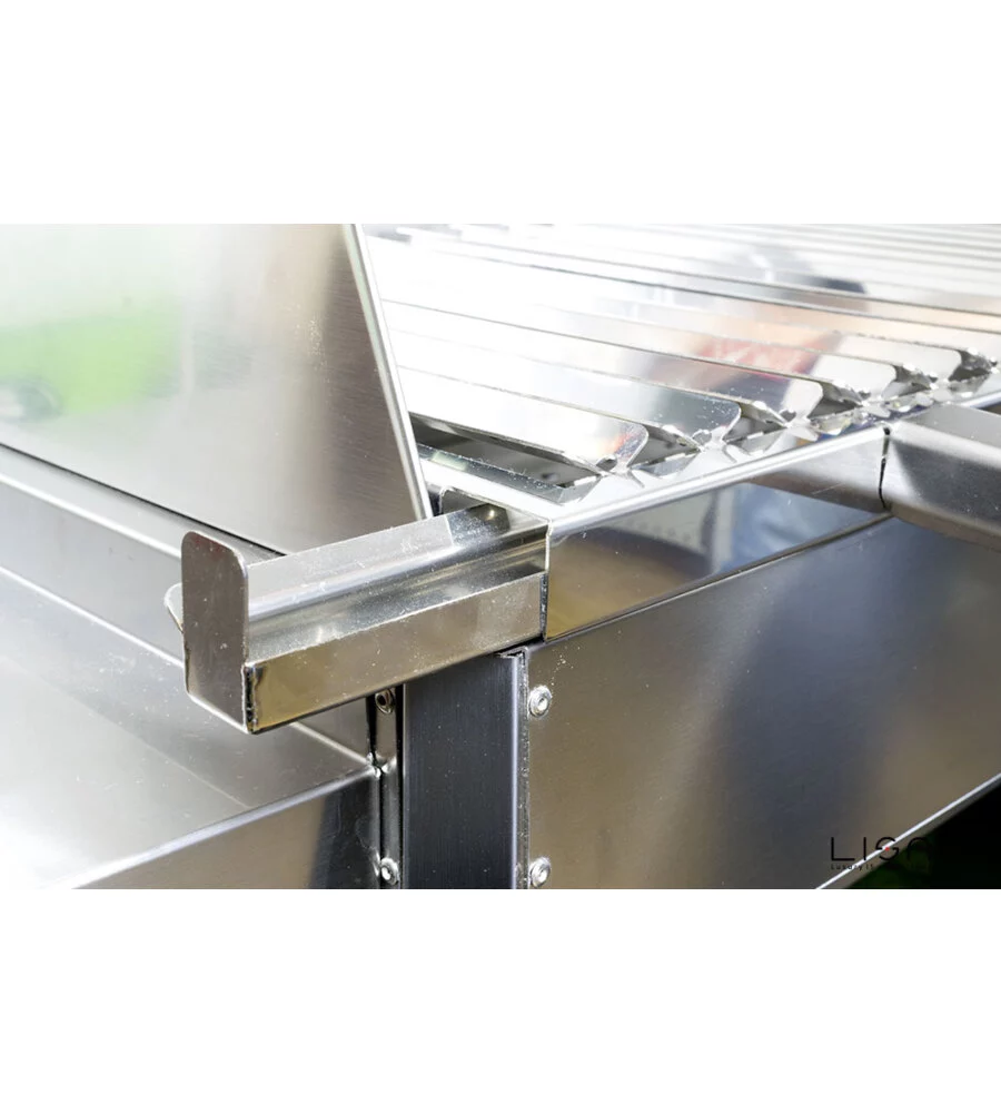 GRIGLIA RACCOGLI GRASSO PER BARBECUE 60X40 CM - LISA
