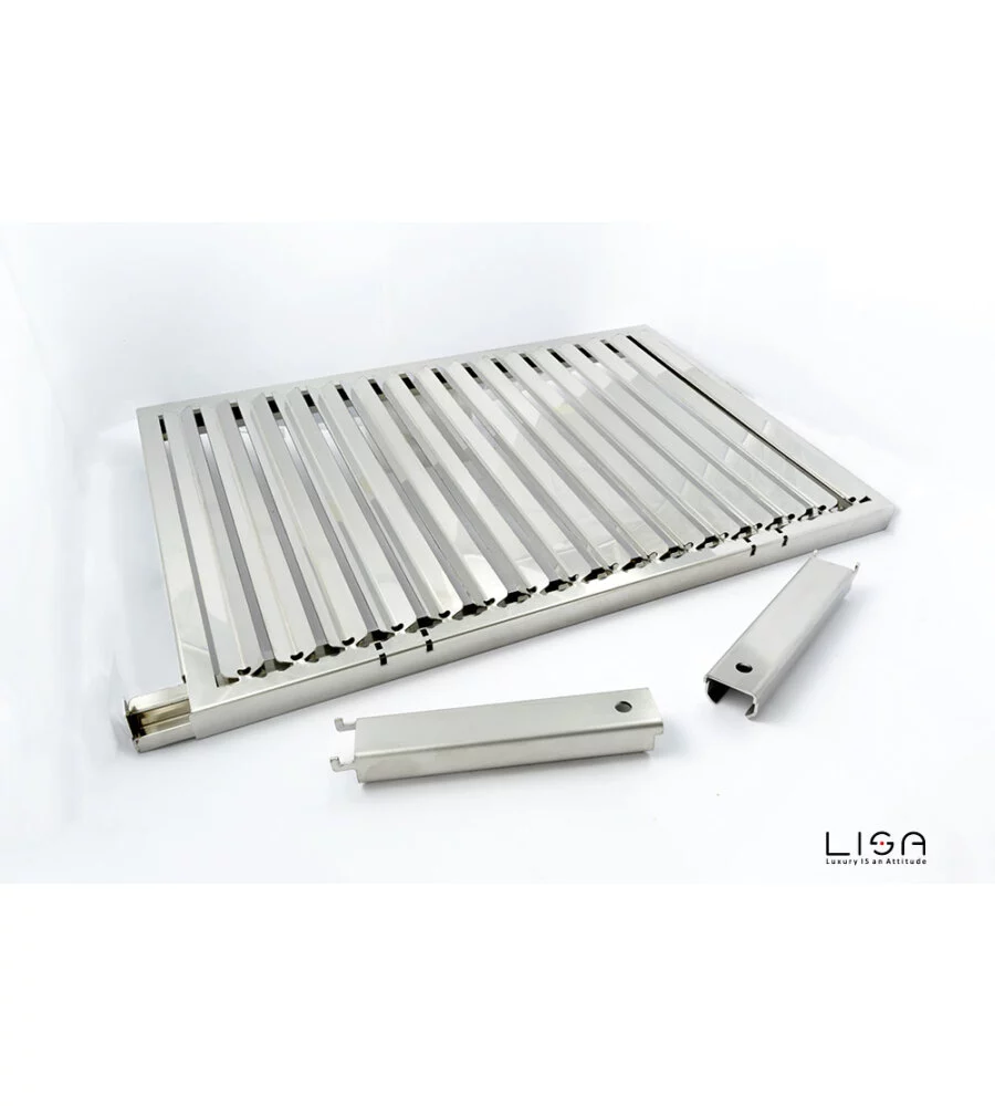 GRIGLIA RACCOGLI GRASSO PER BARBECUE 60X40 CM - LISA