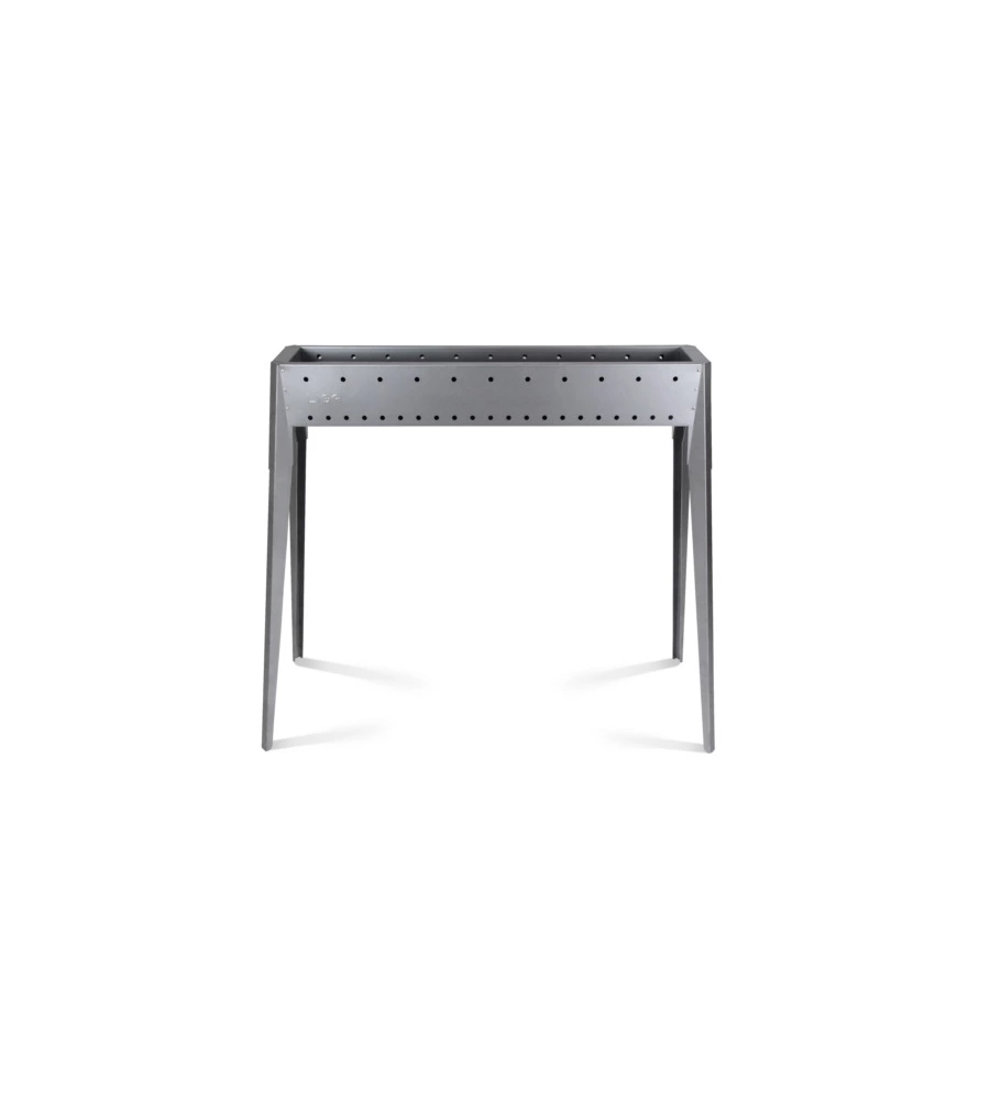 CUOCISPIEDINI A CARBONELLA LISA "MIAMI 800 F" IN FERRO ALLUMINATO  106X36X83 CM