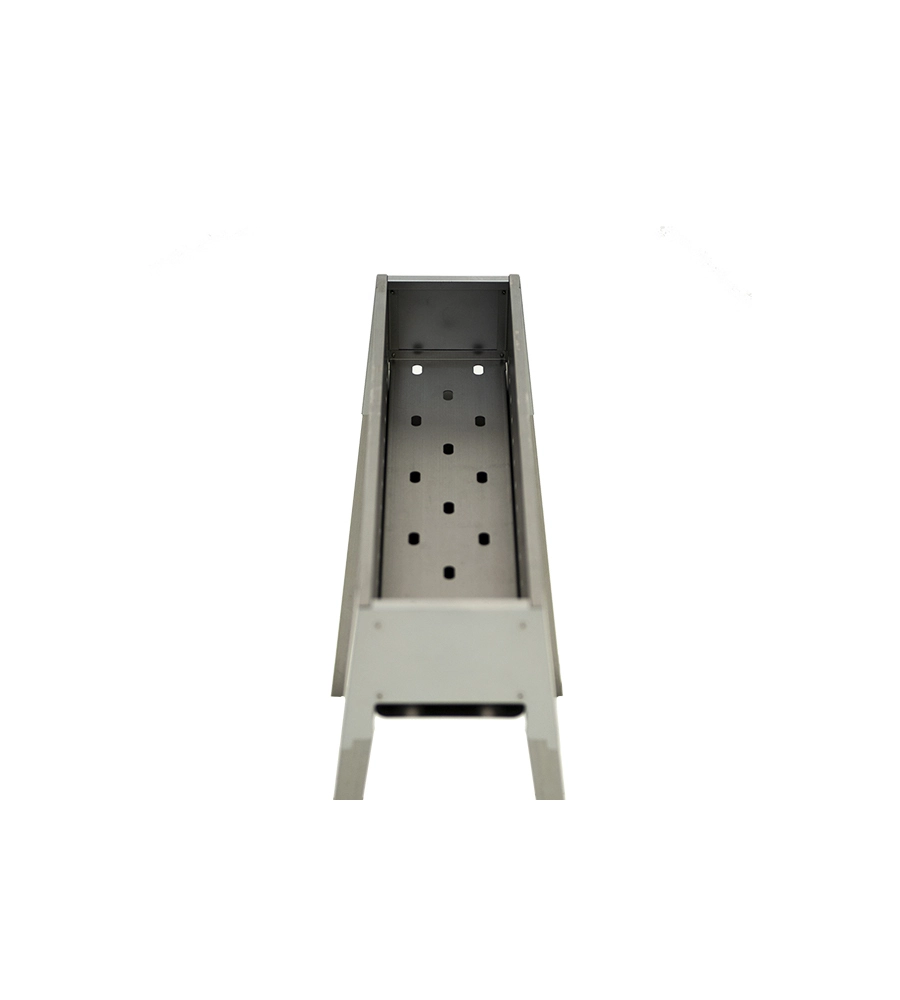 CUOCISPIEDINI A CARBONELLA LISA "TORINO 50" IN FERRO ALLUMINATO 50X32,5X49,5 CM
