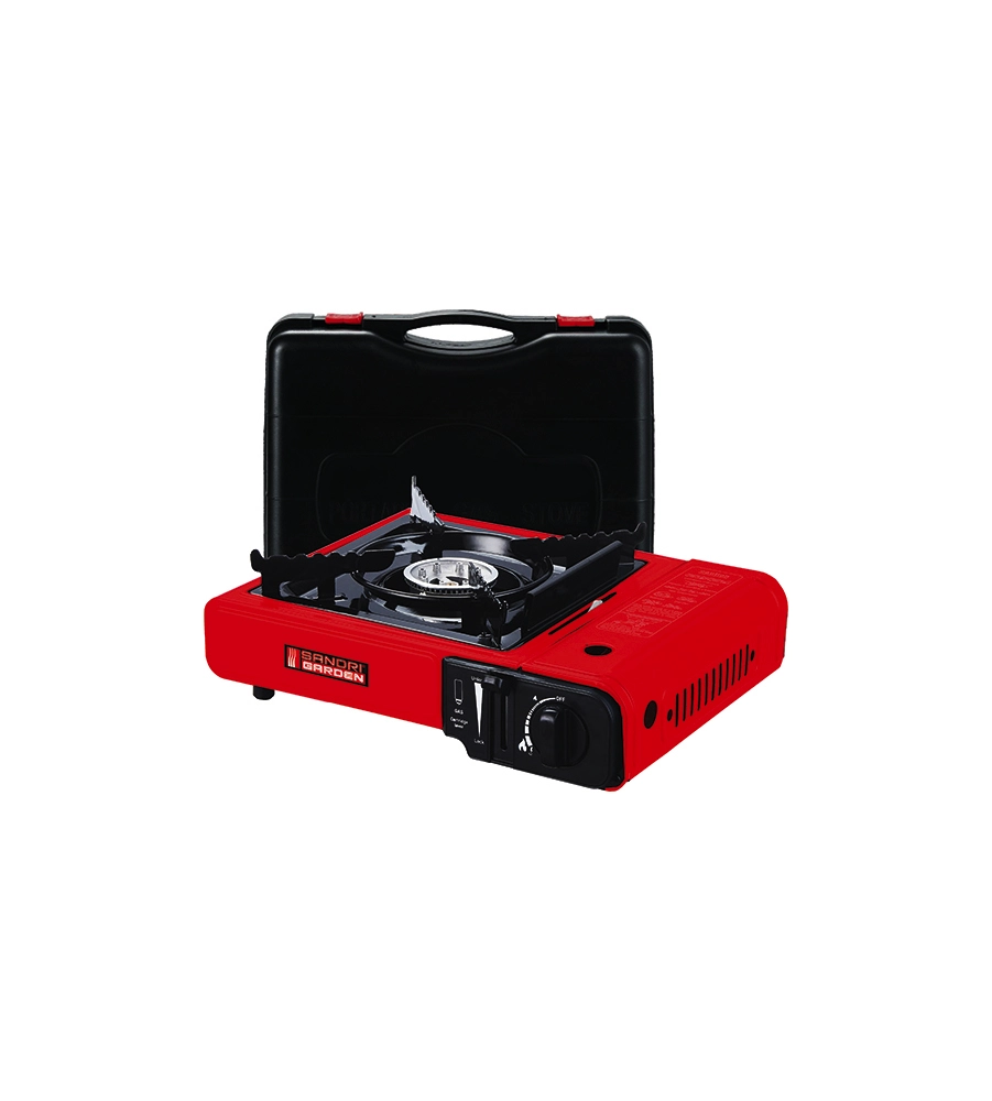 FORNELLO A GAS PORTATILE CON 1 FUOCO, 34X29X12 CM - SANDRIGARDEN
