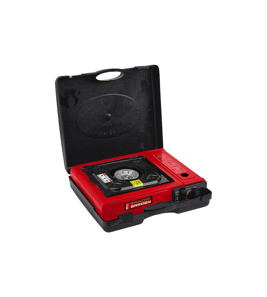 FORNELLO A GAS PORTATILE CON 1 FUOCO, 34X29X12 CM - SANDRIGARDEN