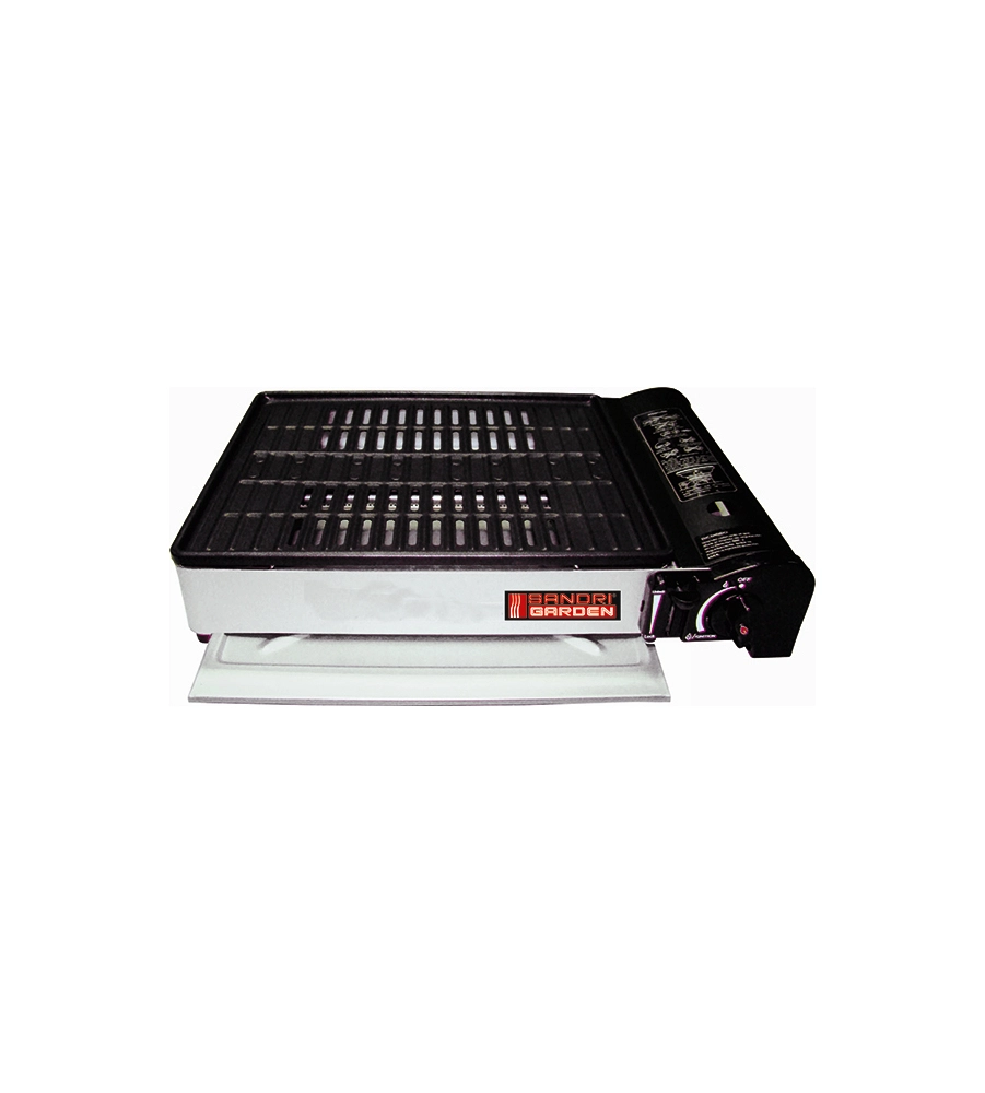 BARBECUE A GAS PORTATILE TASMANIA 45X33X10 CM - SANDRIGARDEN