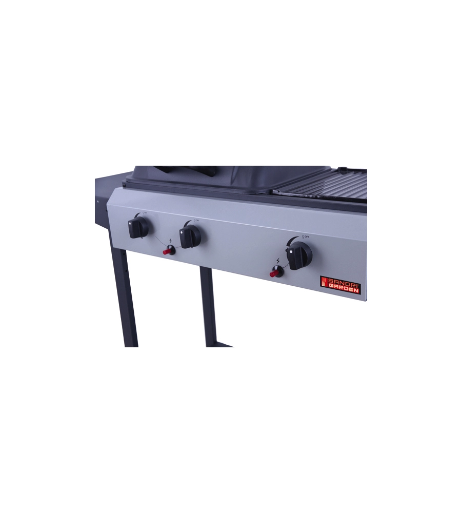 BARBECUE A GAS SANDRIGARDEN "AMERICA" 2 BRUCIATORI 134X48X96 CM