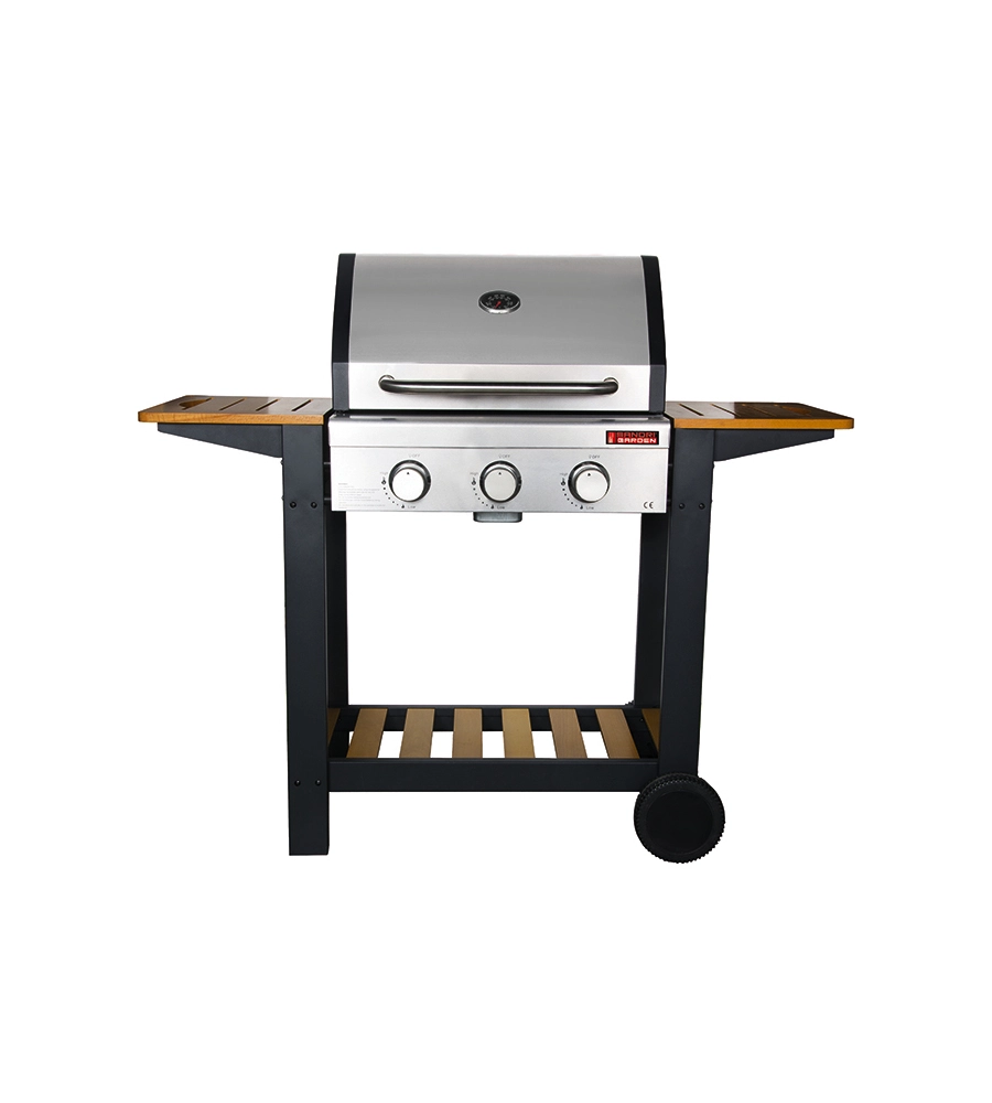 BARBECUE A GAS SANDRIGARDEN "OCEANIA" 3 BRUCIATORI 130X58X115 CM