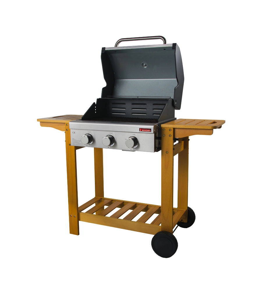 BARBECUE A GAS SANDRIGARDEN "AUSTRALIA" 3 BRUCIATORI 130X58X105 CM