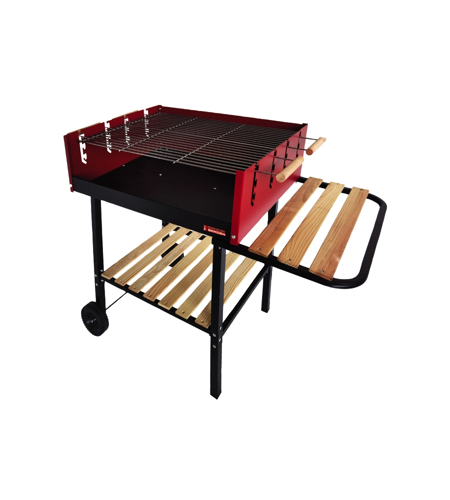 BARBECUE A CARBONELLA SANDRIGARDEN "SG 73-53" CON RUOTE 115X56X92 CM
