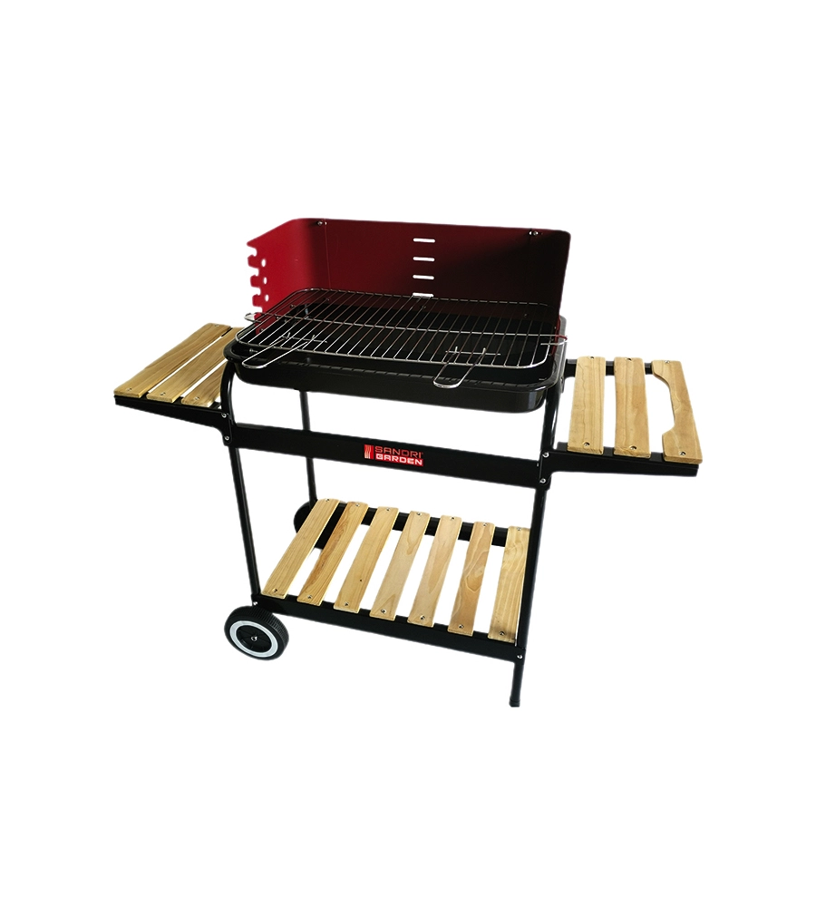 BARBECUE A CARBONELLA SANDRIGARDEN "VIGOR CALIPSO" CON RUOTE 103X37X89 CM